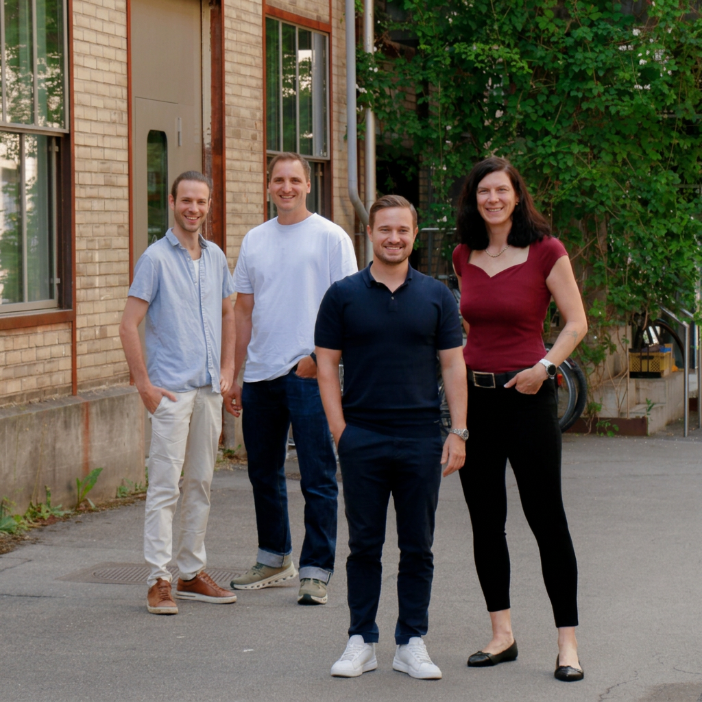 Nicolas, Thomas, Joel und Emanuela
